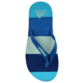 Chaussons Adidas Eezay Striped BA8808 bleu marine bleu
