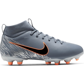 Nike Mercurial Superfly 6 Academy Mg Jr AH7337 408 chaussures de football multicolore gris