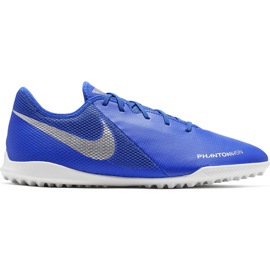 Chaussure de football Nike Phantom Vsn Academy Tf AO3223 410 bleu multicolore