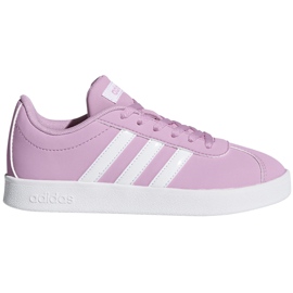 Adidas Vl Court 2.0 K rose chaussures DB1517