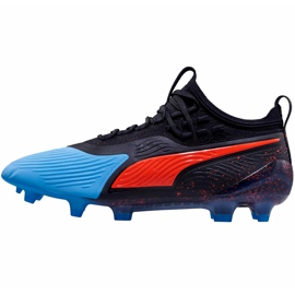 Puma One 19.1 Syn Fg Ag 105481 01 chaussures de football noir noir