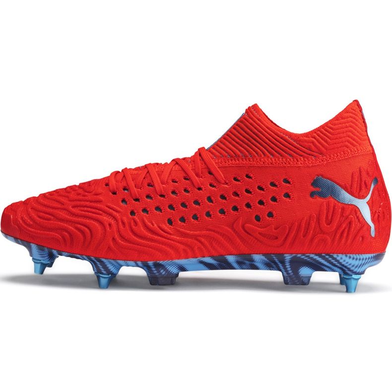 Chaussures de foot Puma Future 19.1 Netfit Mx Sg 105530 01 rouge