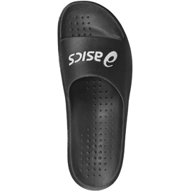 Chaussons Asics noirs pour hommes AS001 P70NS-9001 le noir