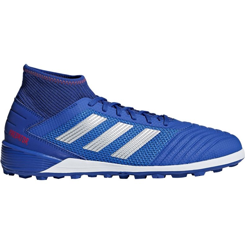 Chaussures de football adidas Predator 19.3 Tf bleu BB9084 multicolore