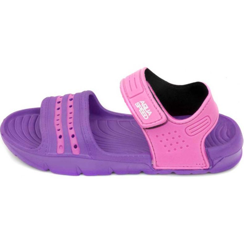 Chaussons de piscine Aqua-speed Noli pour enfants violet rose col.93 Chaussons de piscine Aqua-speed Noli pour enfants violet rose col.93