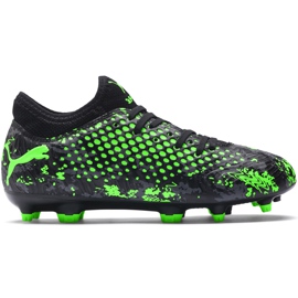 Puma Future 19.4 Fg Ag Jr 105554 03 chaussures de football multicolore le noir