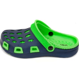 Chaussons Aqua-speed Silvi col 48 vert et bleu marine pour enfant