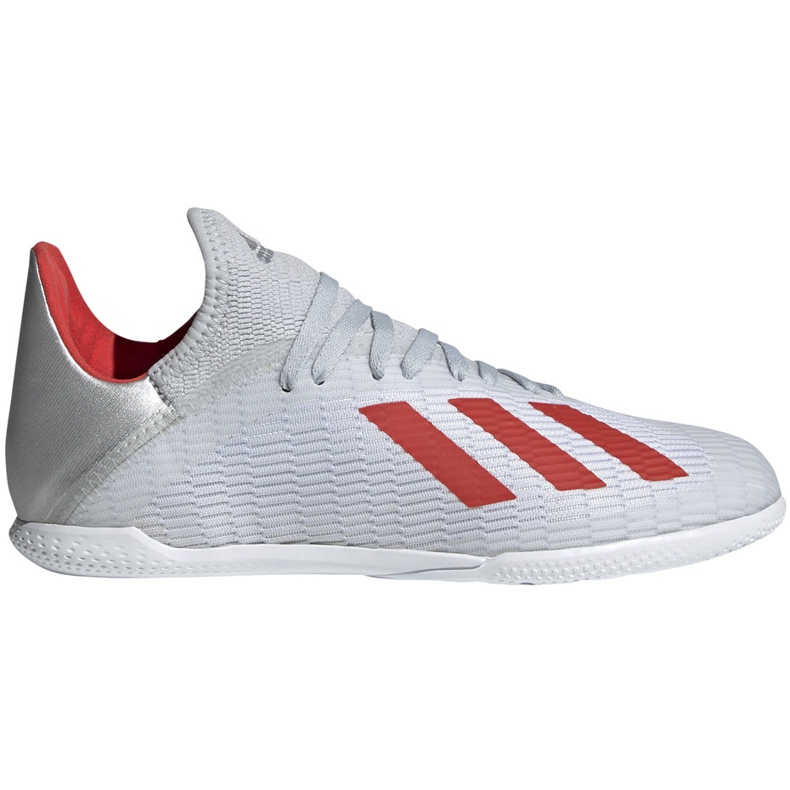 Chaussures de football adidas X 19.3 In Jr. argent F35355 multicolore gris
