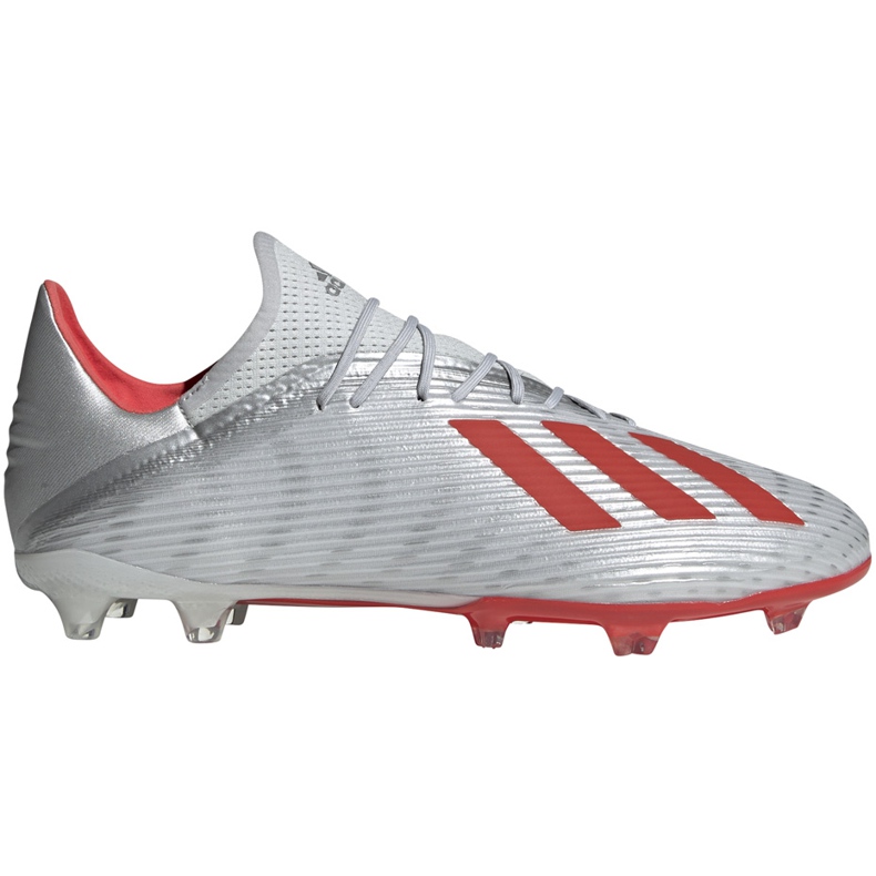 Chaussures de football adidas X 19.2 Fg argent F35386 gris gris Chaussures de football adidas X 19.2 Fg argent F35386 gris gris