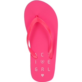Chaussons fille 4F J4L19 JKLD201 63N corail néon rose