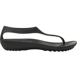 Sandales femme Crocs Serena Flip W noir 205 468 060 le noir