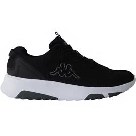 Kappa Riken chaussures pour hommes noir et blanc 242705 1110 blanche le noir