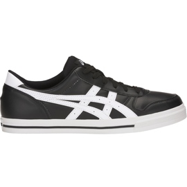 Chaussures homme Asics Aaron noires et blanches 1201A007 002