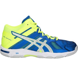Chaussures de volley-ball pour homme Asics Gel Beyond 5 Mt bleu-jaune B600N 400 Chaussures de volley-ball pour homme Asics Gel Beyond 5 Mt bleu-jaune B600N 400