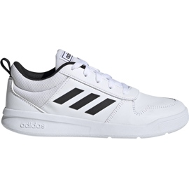 Adidas Tensaur K chaussures pour enfants blanc et noir EF1085