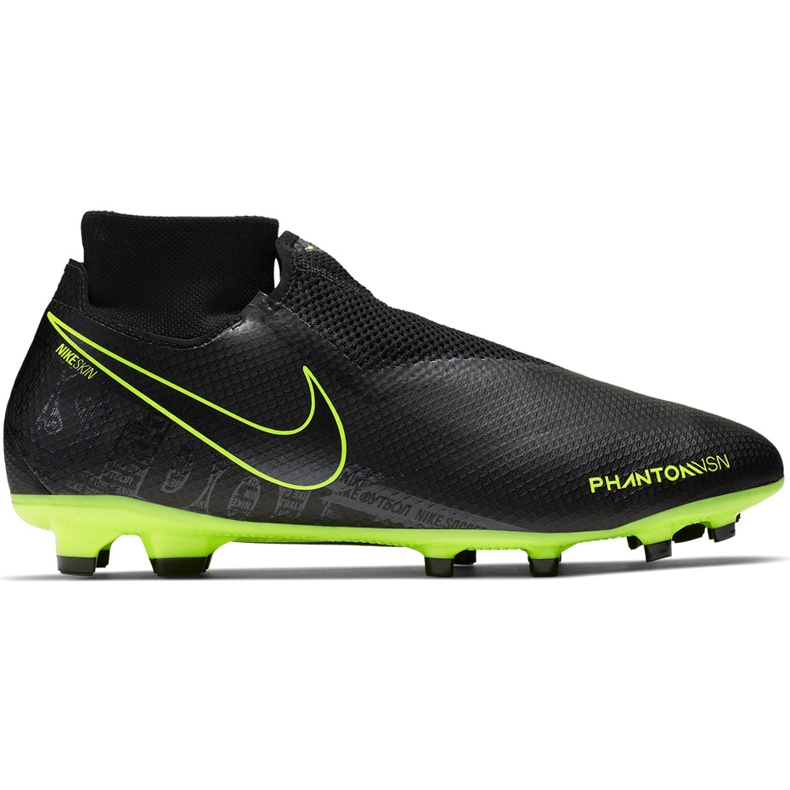 Nike Phantom Vsn Pro Df Fg AO3266 007 chaussures de football le noir le noir Nike Phantom Vsn Pro Df Fg AO3266 007 chaussures de football le noir le noir