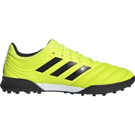 Adidas Copa 19.3 Tf jaune chaussures de football F35507