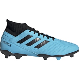Chaussures de football adidas Predator 19.3 Fg bleu F35593
