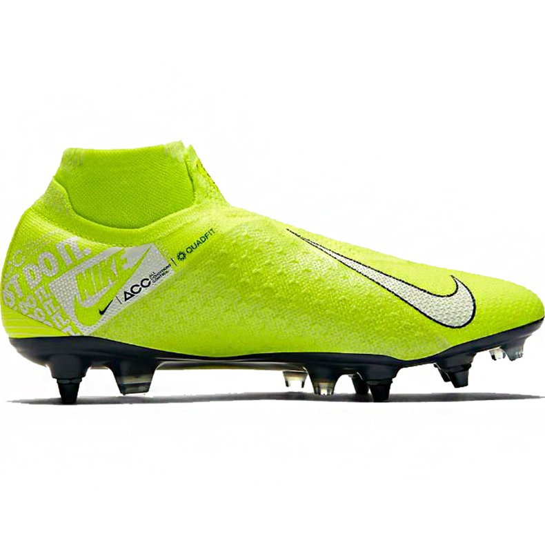 Chaussure de football Nike Phantom Vsn Elite Df Sg Pro Ac AO3264 717 le noir vert