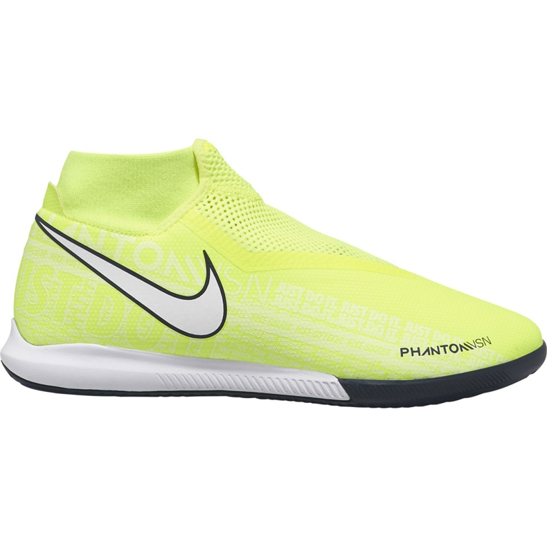Nike Phantom Vsn Academy Df Ic AO3267 717 chaussures de football jaune jaune