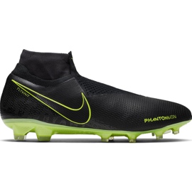 Nike Phantom Vsn Elite Df Fg AO3262 007 chaussures de football noir noir
