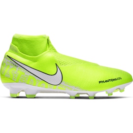 Nike Phantom Vsn Elite Df Fg AO3262 717 chaussures de football jaune jaune