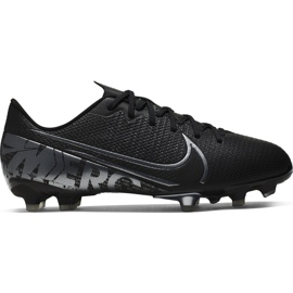 Chaussure de football Nike Mercurial Vapor 13 Academy FG/MG Junior AT8123 001 le noir le noir
