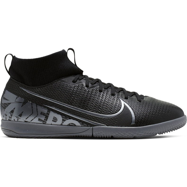 Nike Mercurial Superfly 7 Academy Ic Junior AT8135 001 chaussures de football le noir le noir
