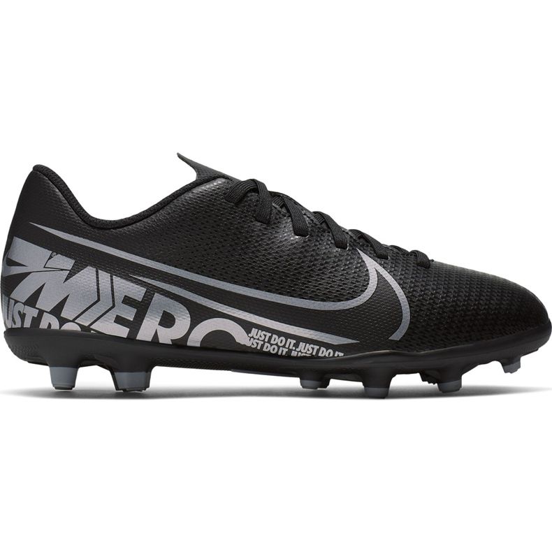 Chaussures de football Nike Mercurial Vapor 13 Club FG/MG Junior AT8161 001 le noir le noir