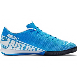 Nike Mercurial Vapor 13 Academy Ic AT7993 414 chaussures de football bleu bleu