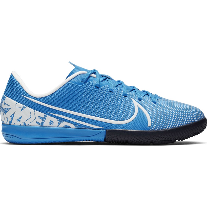 Nike Mercurial Vapor 13 Academy Ic Junior AT8137 414 chaussures de football bleu bleu