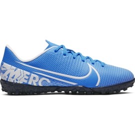 Chaussure de football Nike Mercurial Vapor 13 Academy Tf Junior AT8145 414 bleu bleu