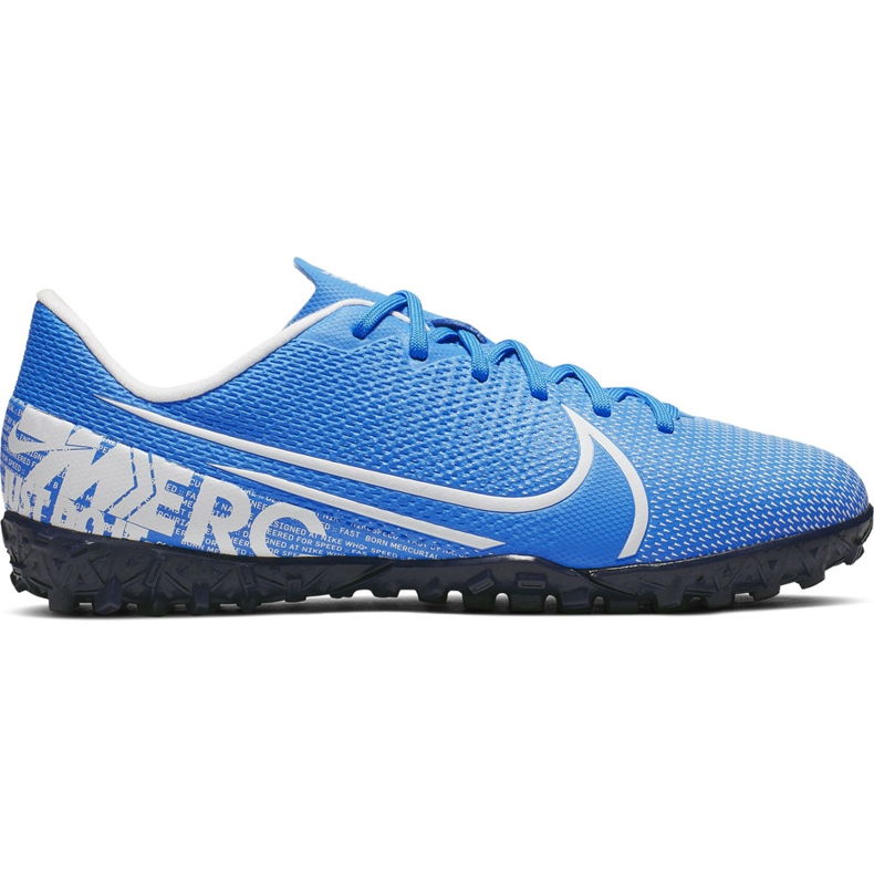 Chaussure de football Nike Mercurial Vapor 13 Academy Tf Junior AT8145 414 bleu bleu