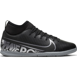 Nike Mercurial Superfly 7 Club Ic Junior AT8153 001 chaussures de football noir noir