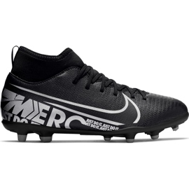 Chaussures de football Nike Mercurial Superfly 7 Club FG/MG Junior AT8150 001 rose le noir