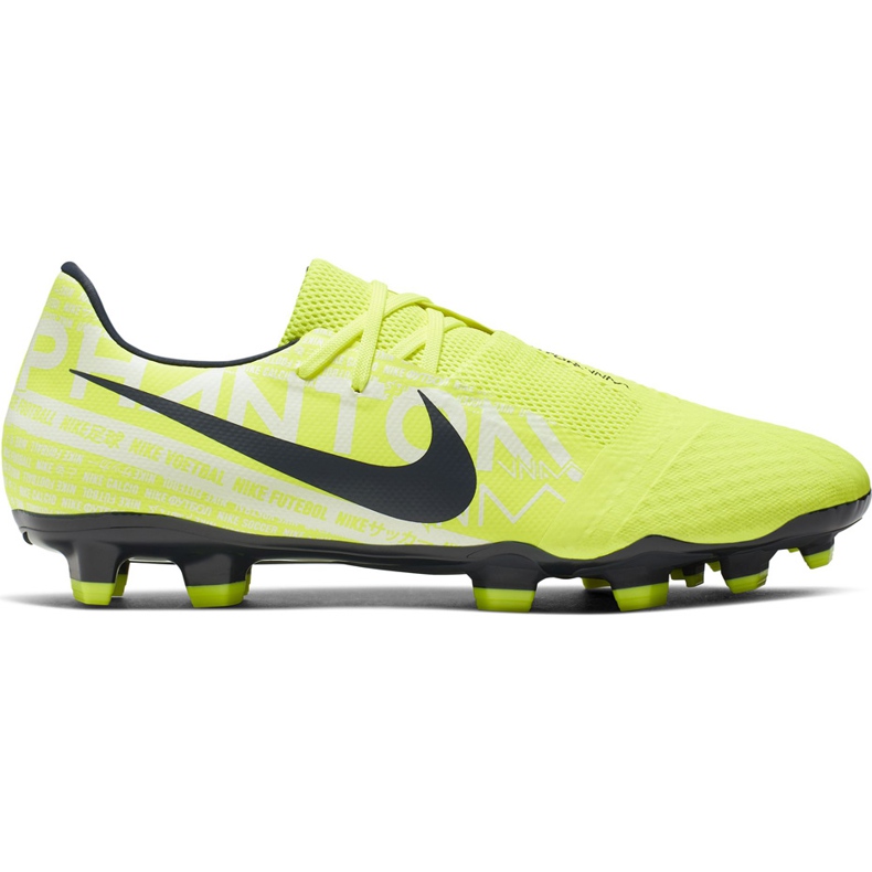 Chaussure de football Nike Phantom Venom Academy Fg AO0566 717 jaune jaune