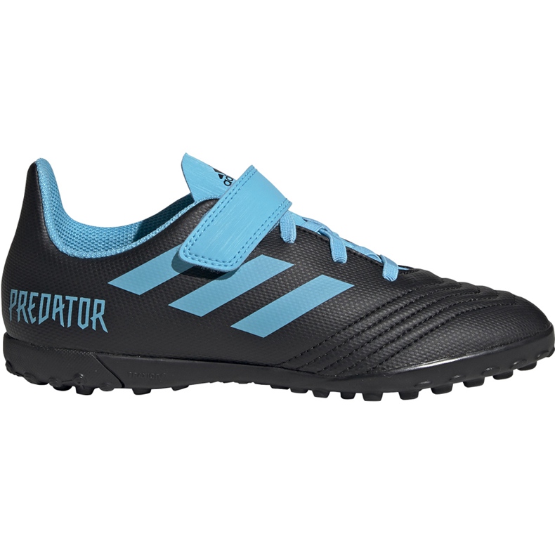 Adidas Predator 19.4 H&amp;L Tf Junior chaussures de football noir bleu G25827 le noir