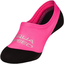 Chaussettes de natation Aqua-speed Neo col 03 le noir rose Chaussettes de natation Aqua-speed Neo col 03 le noir rose