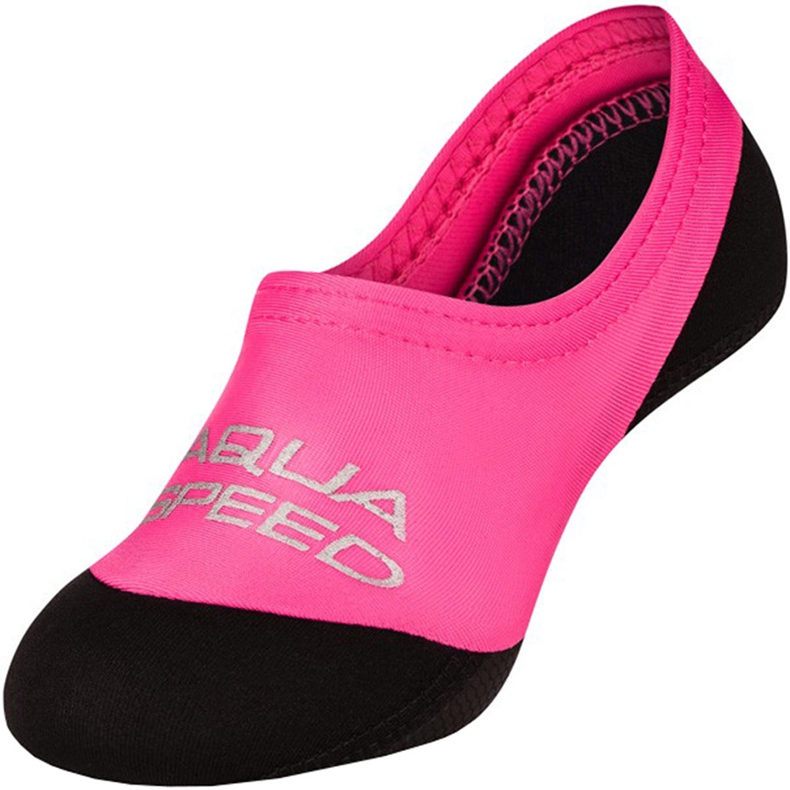 Chaussettes de natation Aqua-speed Neo col 03 le noir rose