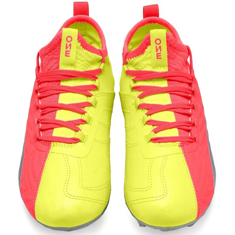 Puma One 20.3 Osg Fg Ag 105972 01 chaussures de football pour enfants rouge