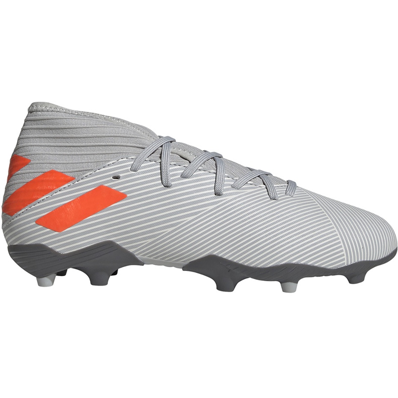 Adidas Nemeziz 19.3 Fg Jr gris chaussures de football EF8302 multicolore Adidas Nemeziz 19.3 Fg Jr gris chaussures de football EF8302 multicolore
