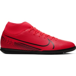 Nike Mercurial Superfly 7 Club Ic AT7979 606 chaussures de football noir rouge