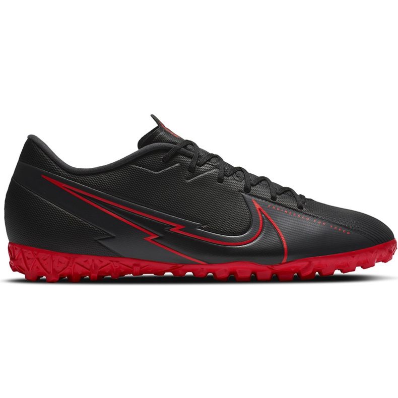 Chaussures de football Nike Mercurial Vapor 13 Academy Tf AT7996 060 le noir le noir