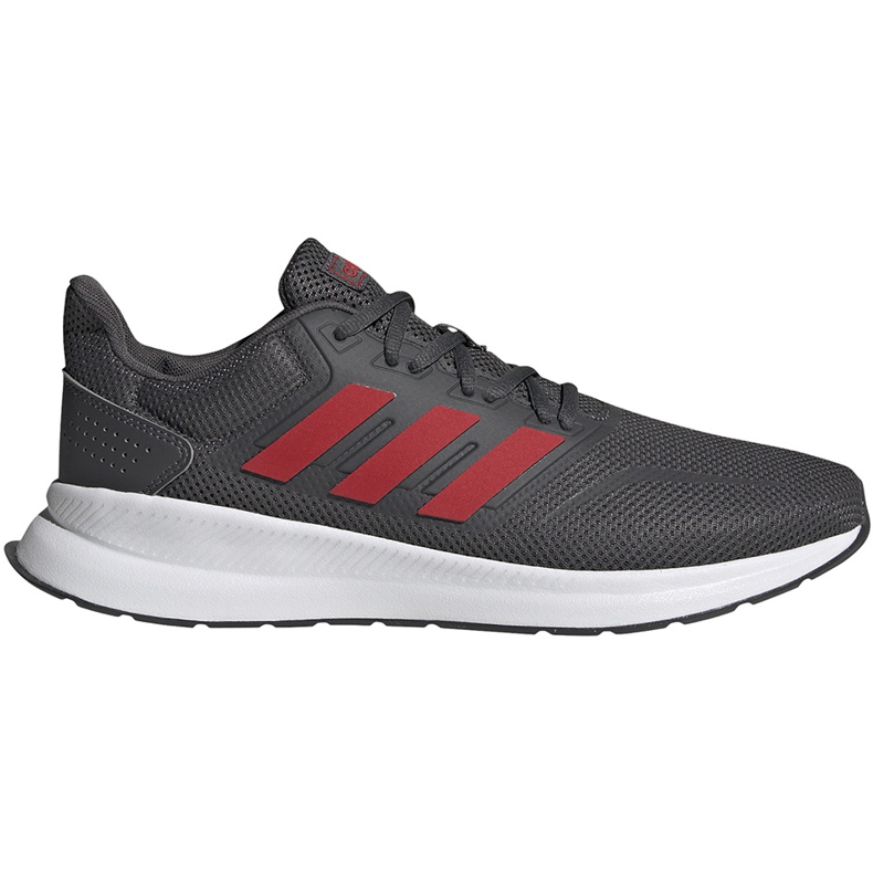 Adidas Runfalcon chaussures pour hommes gris-rouge EG8602