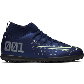 Chaussure de football Nike Mercurial Superfly 7 Club Mds Tf Junior BQ5416 401 bleu marine bleu marine