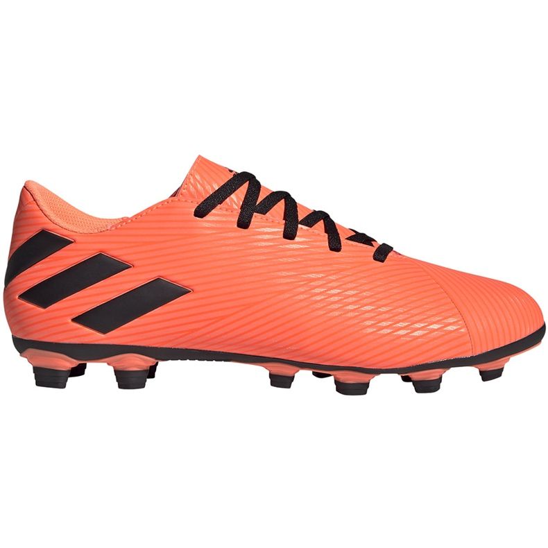 Adidas Nemeziz 19.4 FxG chaussures de football orange EH0302