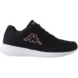 Kappa Follow chaussures femme noir et rose 242495 Nc 1121