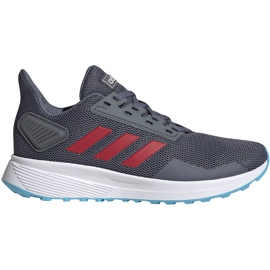 Adidas Duramo 9 K chaussures pour enfants gris-rouge EG7899 Adidas Duramo 9 K chaussures pour enfants gris-rouge EG7899