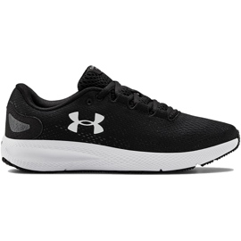 Under Armour Ua W Charged Pursuit 2 chaussures pour femmes noir et blanc 3022604001