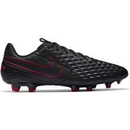 Chaussures de football Nike Tiempo Legend 8 Academy FG / MG AT5292 060 noir noir